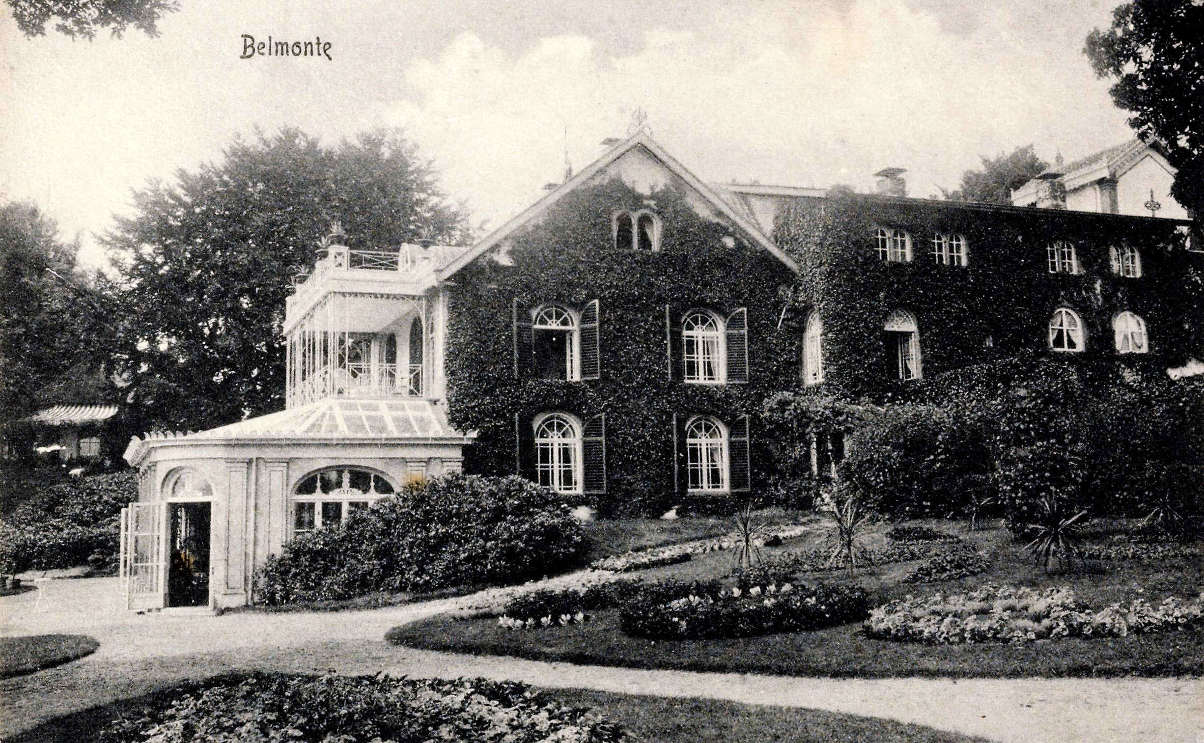 villa op landgoed Belmonte rond 1900