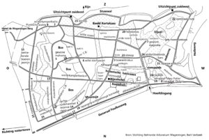 Plattegrond Bloeikalender Belmonte Arboretum